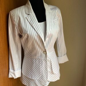 Pinstripe Summer Suit